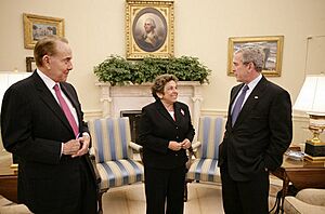 President Bush Meets with Co-Chairs of the President's Commission on Care for America's Returning Wounded Warriors