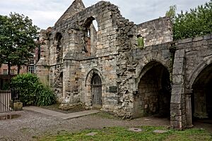 Remains of St Leonards Hospital, York - panoramio