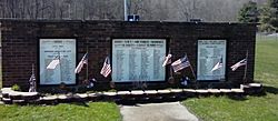 War veterans are commemorated in this park