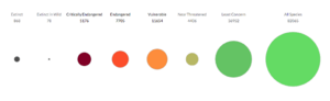 Sizes of Red List Categories