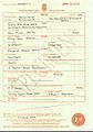 Specimen England and Wales Long Birth Certificate