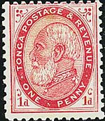 Stamp Tonga 1886 1d