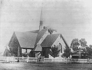 StateLibQld 1 114296 Second St. Mark's Church of England, Warwick, ca. 1887