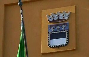 Stemma del Comune di Cesena su Palazzo Albornoz
