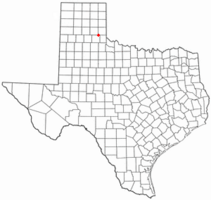 Location of Memphis, Texas