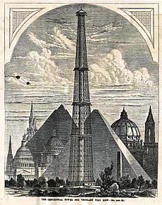The Centennial Tower Philadelphia 1876