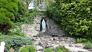 The Shrine to Our Lady of Lourdes and Saint Bernadette, Carfin Grotto, North Lanarkshire