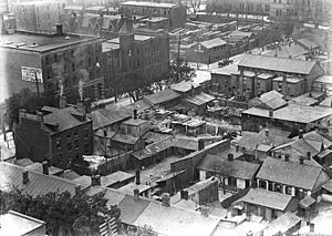 The Ward as viewed from Eaton factory