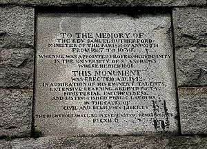Samuel Rutherford Facts for Kids