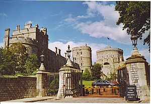 Towers at Windsor Castle. - geograph.org.uk - 137729