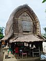Traditional Sasak Village Sade rice barn