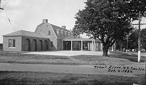 Trout River border station 1932