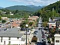 View of Downtown Sylva, NC