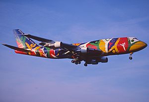 129cf - South African Airways Boeing 747-312; ZS-SAJ@ZRH;28.04.2001 (4707807618)