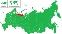 2020 Russian constitutional vote map