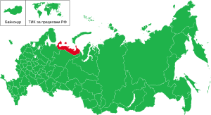 2020 Russian constitutional vote map