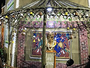 A stall display at Poush Mela-Santiniketan-West Bengal