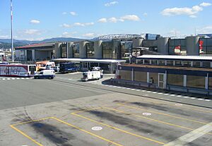 Aeroporto di Firenze - main building seen from restaurant at the 1st floor