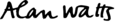 Alan Watts signature