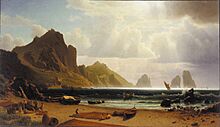 Albert Bierstadt - The Marina Piccola, Capri