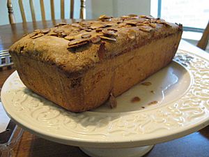 An almond pound cake