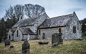 Alnham, Northumberland, England - church of St Michael from the SE.jpg