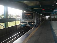 Alstom A96 - Estação Santos-Imigrantes - Linha 2 - Verde do Metrô de São Paulo