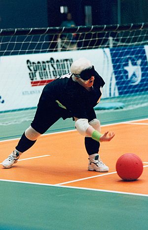 Atlanta 1996 Goalball Raelene Bock