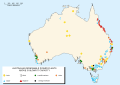 Australian renewable power plants map-en