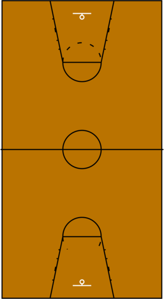 Basketball court 1968