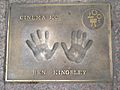Ben Kingsley handprints at Leicester Square WC2 - geograph.org.uk - 1352183