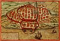 Braun hogenberg Cagliari 1572