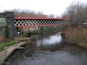 Brightside - railway bridge over River Don