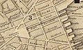 Bulfinch Triangle detail of 1844 Boynton Plan of the City of Boston