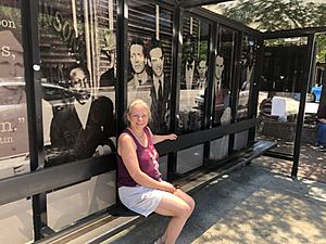 Bus Shelter dedicated to Journey of Reconciliation, Chapel Hill, NC