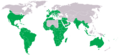 Combined distribution map of Tyto alba, Tyto furcata, Tyto javanica