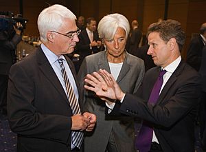 Darling, Lagarde, Geithner (IMF 2009)