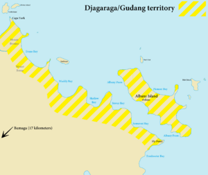 Djagaraga-Gudang territory in Cape York, Queensland, Australia