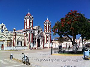 Santa Lucia church in the town's main plaza