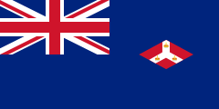 Flag of the British Straits Settlements (1925–1946)
