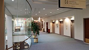 Fordham Library second floor
