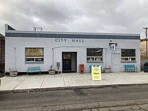 Fossil City Hall in Fossil, Oregon