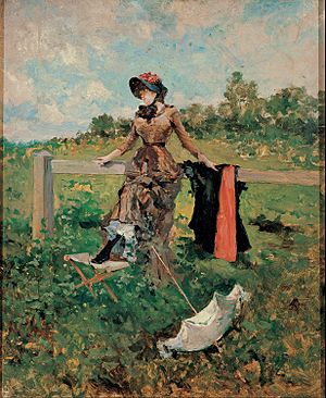 Francisco Miralles - Lady with a Parasol - Google Art Project
