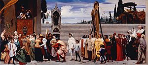 Frederic Leighton - Cimabue's Madonna Carried in Procession - Google Art Project 2