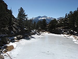Gem Lake frozen