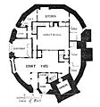 Ground plan of Tamworth Castle