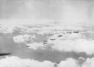 Hawker Hurricanes of No. 242 Squadron RAF, October 1940. CH1431