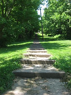 The Hillsdale Steps, a community landmark