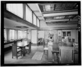 Historic American Buildings Survey, Hans Padelt, Photographer Winter 1968 (2 1-4' x 2 3-4' negative), FIRST FLOOR, DETAIL OF DINING ROOM. - E. E. Boynton House, 16 East Boulevard, HABS NY,28-ROCH,29-6