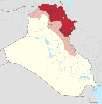 Location of Iraqi Kurdistan